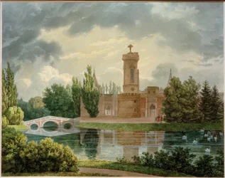 Franzensburg (built 1801-1836 under Emperor Franz I; Arch.: Johann Ferdinand Hetzendorf von Hohenberg)